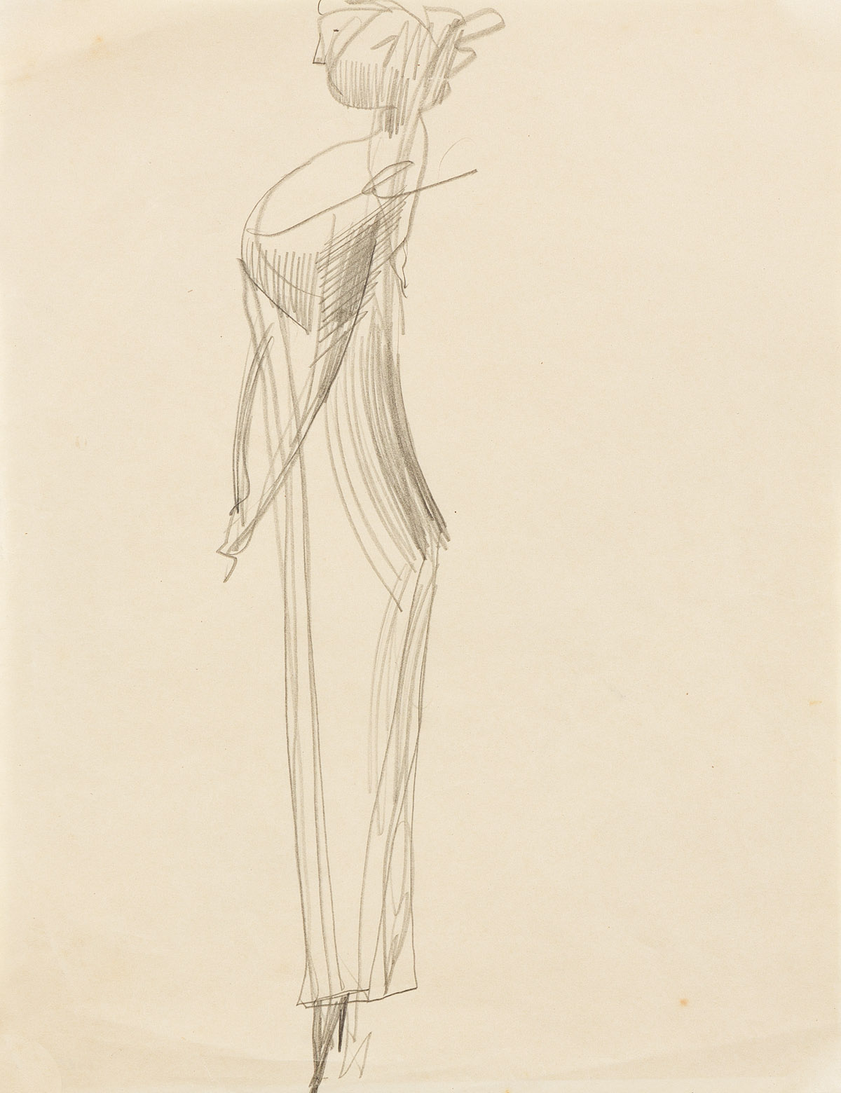 ELIE NADELMAN (1882-1946) Standing Woman in Profile.